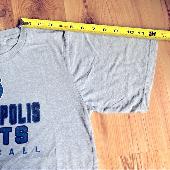 NFL Indianapolis Colts Tee Shirt Short Sleeve Gray Large 14/16 Boy’s - Picture 8 of 14